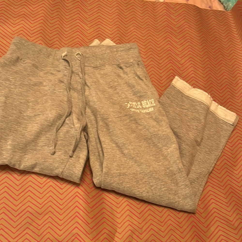 Cropped sweat pants